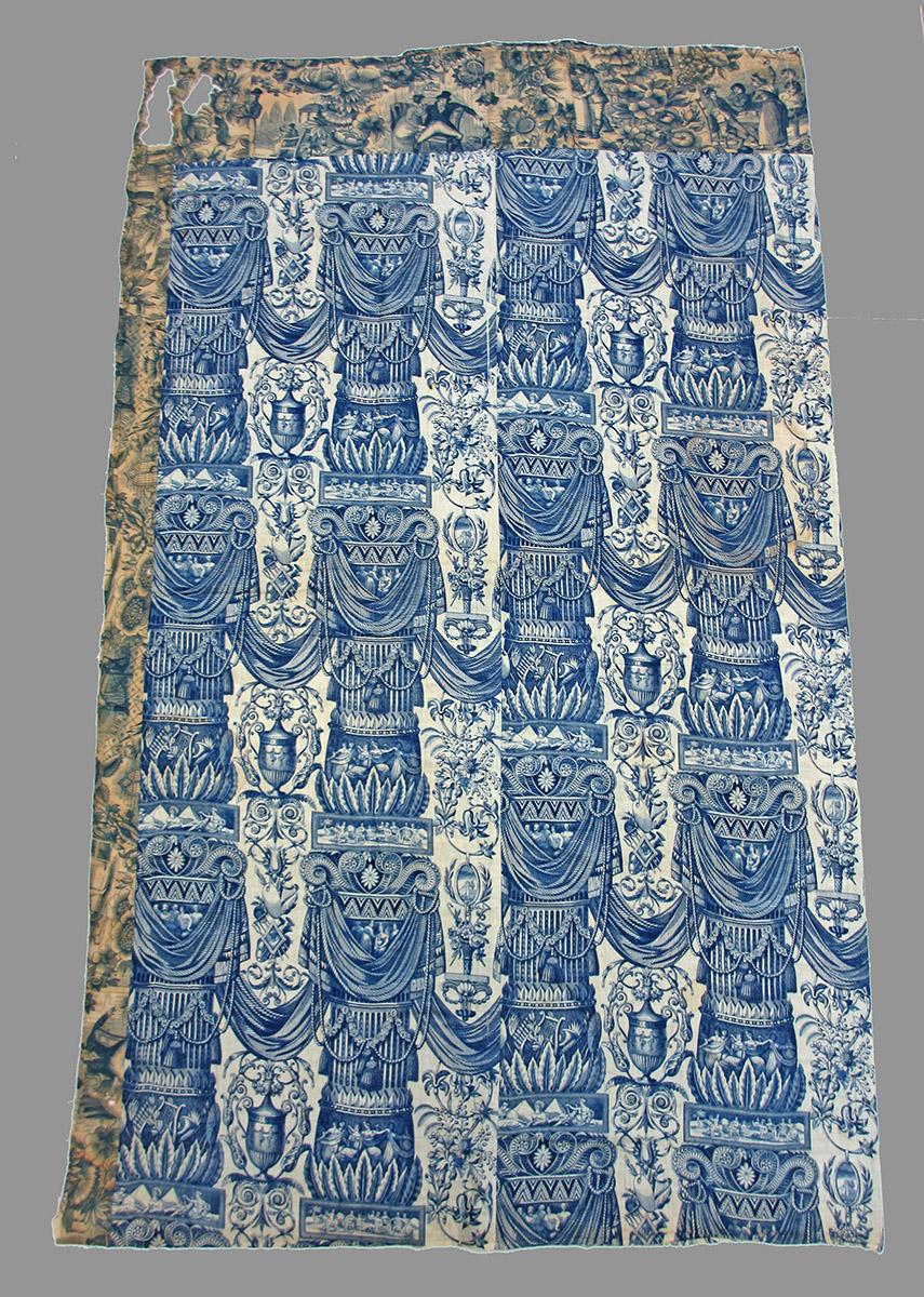 1980.0102 Textile, printed partial obverse