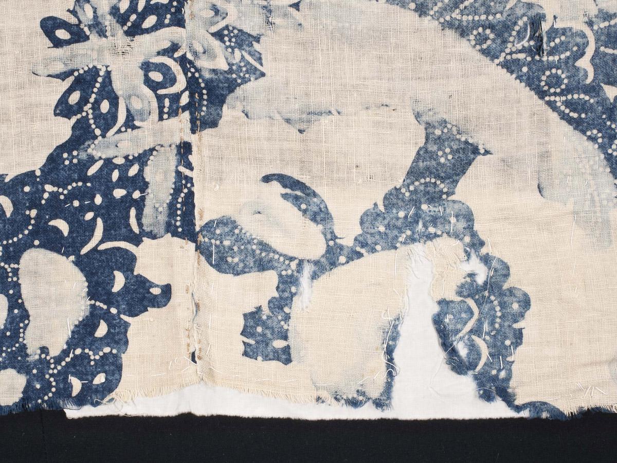 1980.0109.001 Textile, printed, detail 2