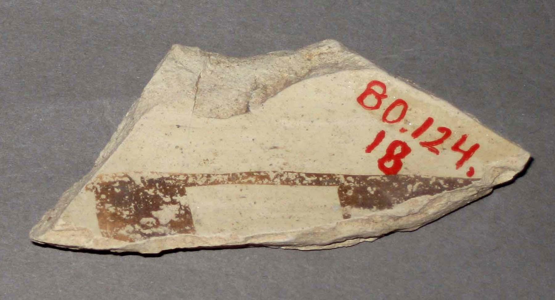 1980.0124.018 Earthenware fragment