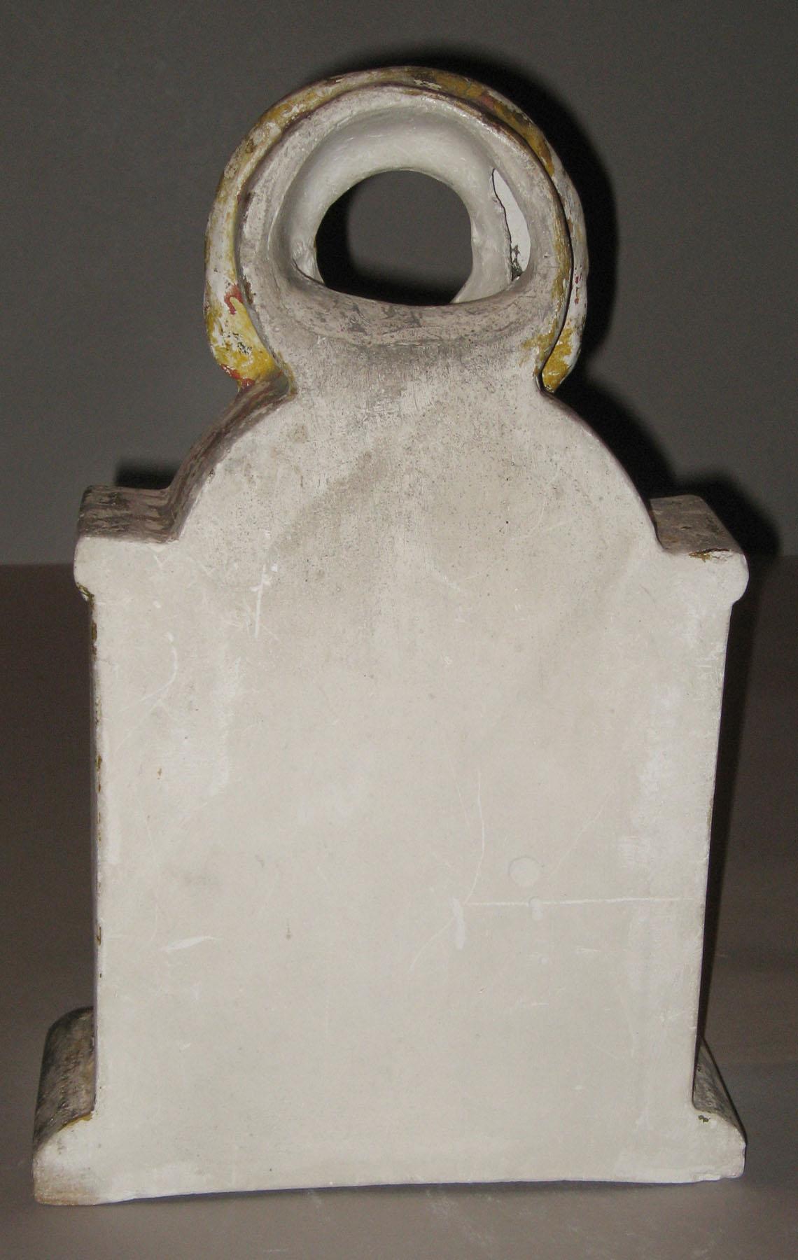 1980.0142 Chalkware watch holder (back)