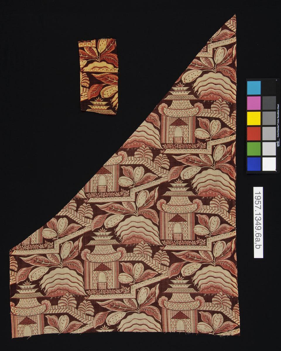 1957.1349.006 A, B Textile, printed