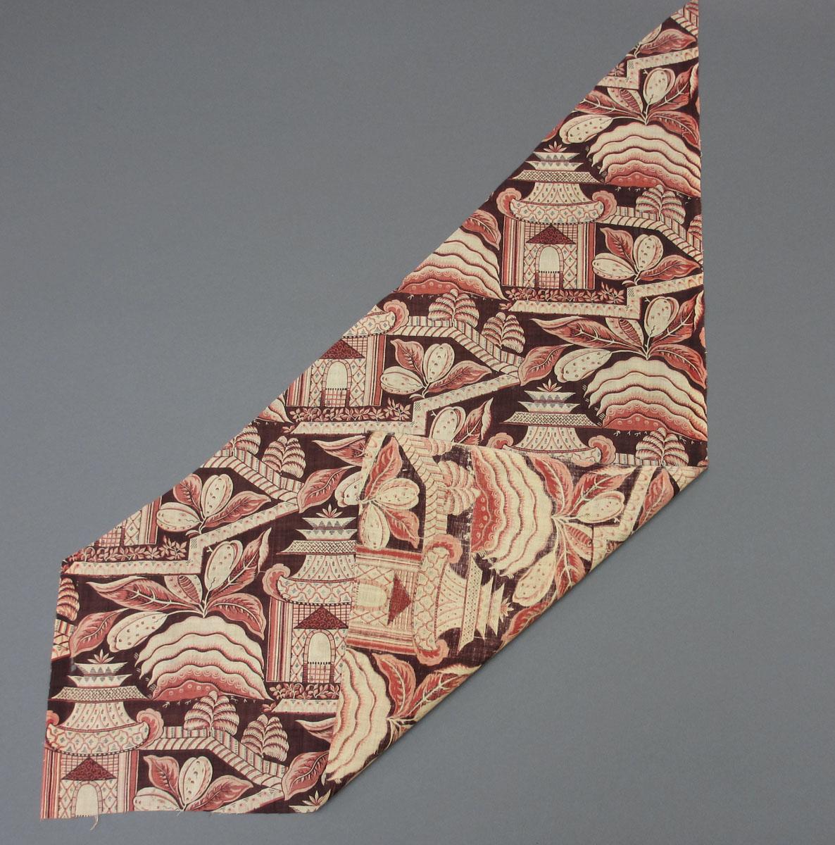 1957.1349.006 A Textile, printed folded corner
