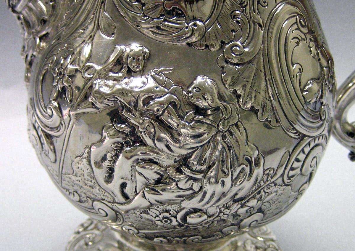 1980.0192 Silver Coffee Pot detail 1