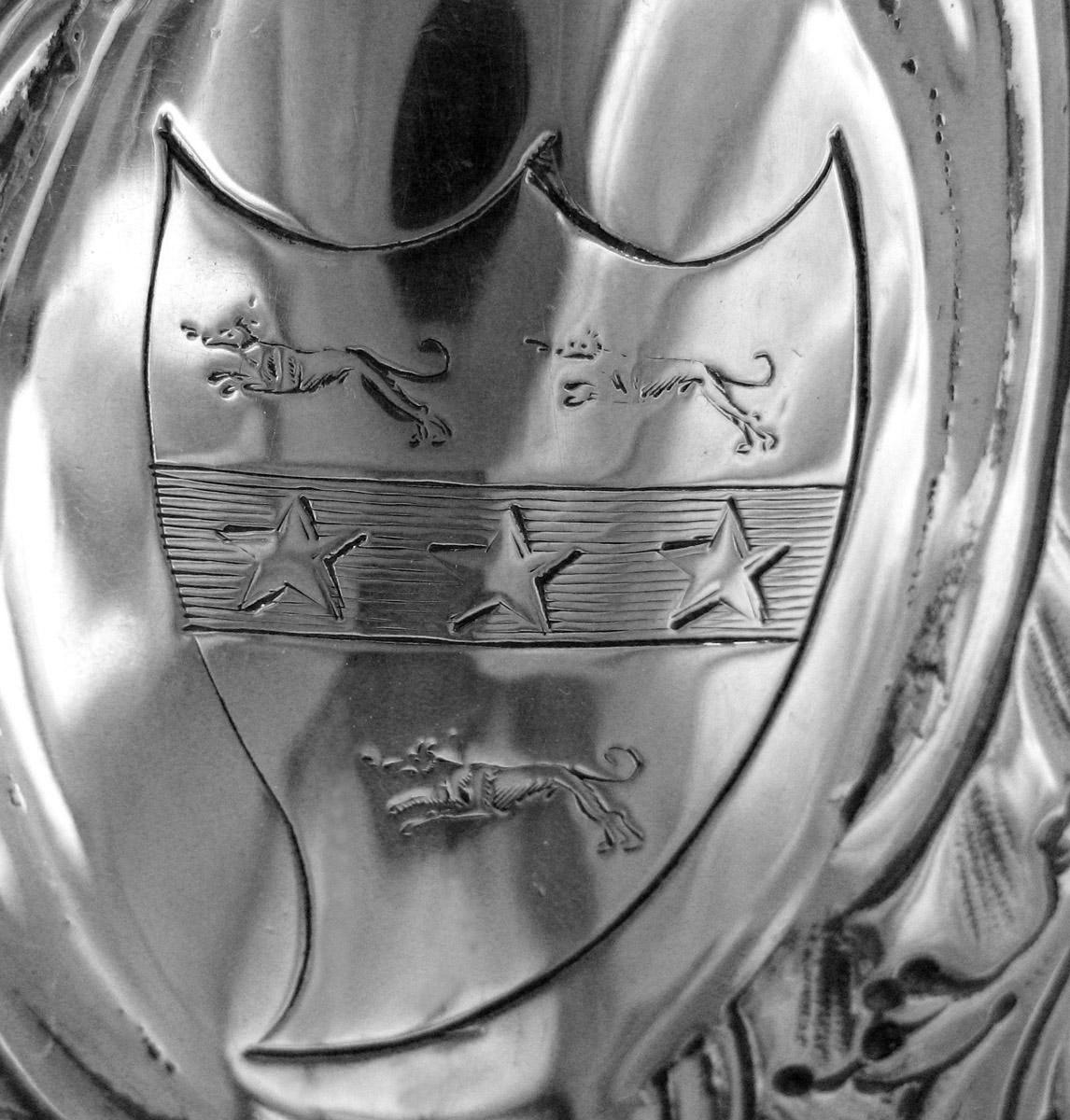 1980.0192 Silver Coffee Pot engraved decoration 2