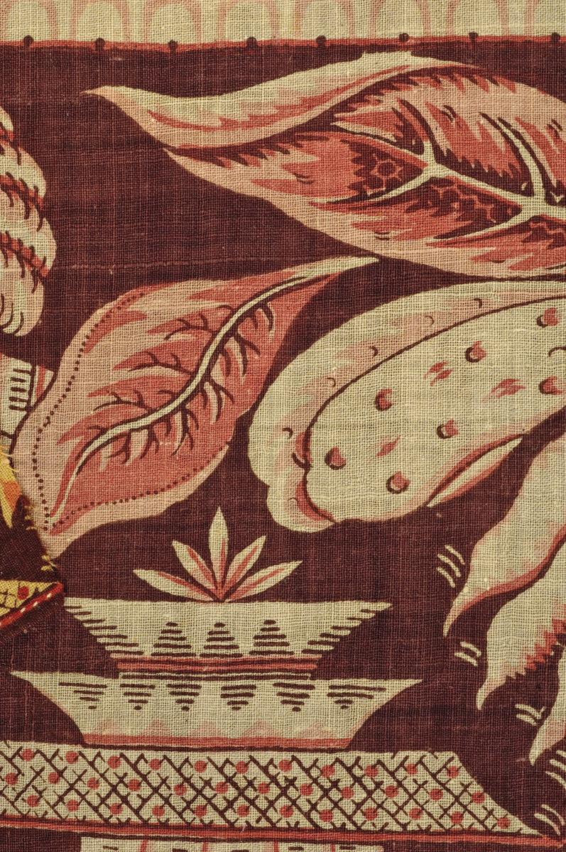 1957.1349.006 A, B Textile, printed, detail 3