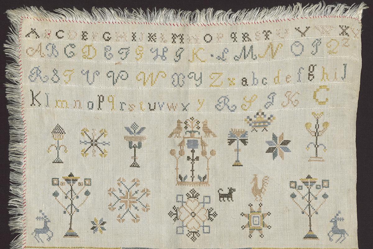 1981.0006 Sampler, Detail