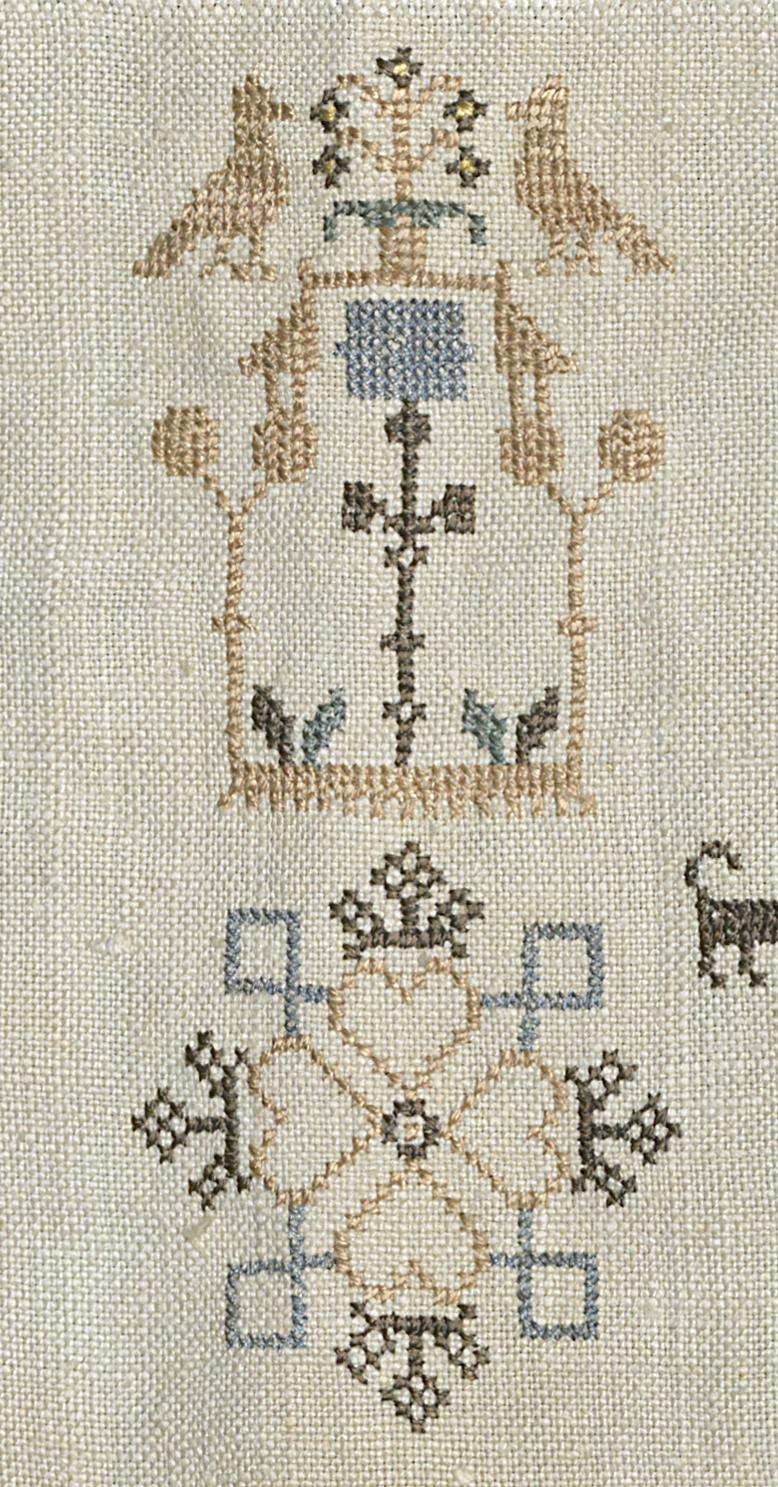 1981.0006 Sampler, Detail 10