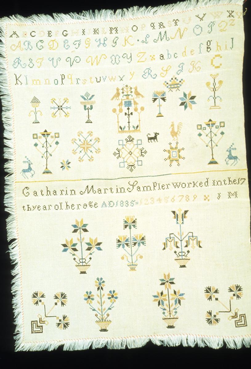 1981.0006 Sampler, View 2