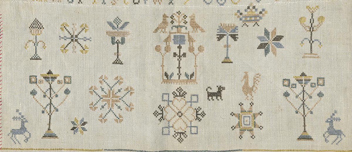 1981.0006 Sampler, Detail 4