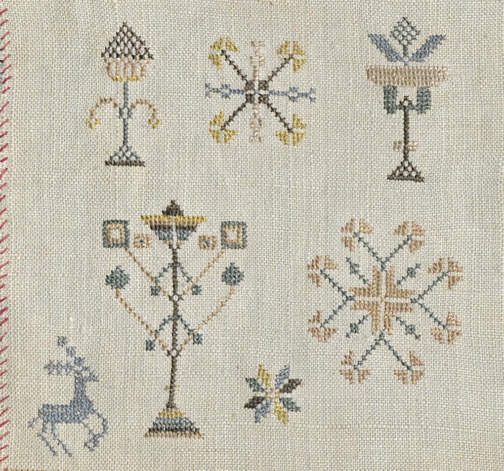 1981.0006 Sampler, Detail 8