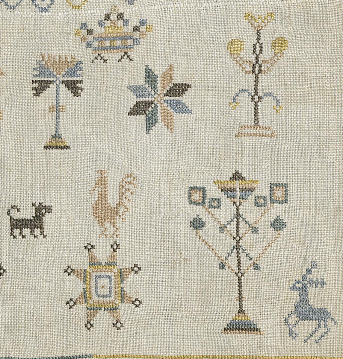 1981.0006 Sampler, Detail 9