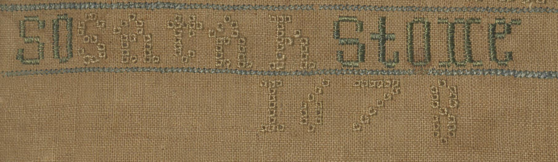 1981.0007 A Sampler, Detail 6