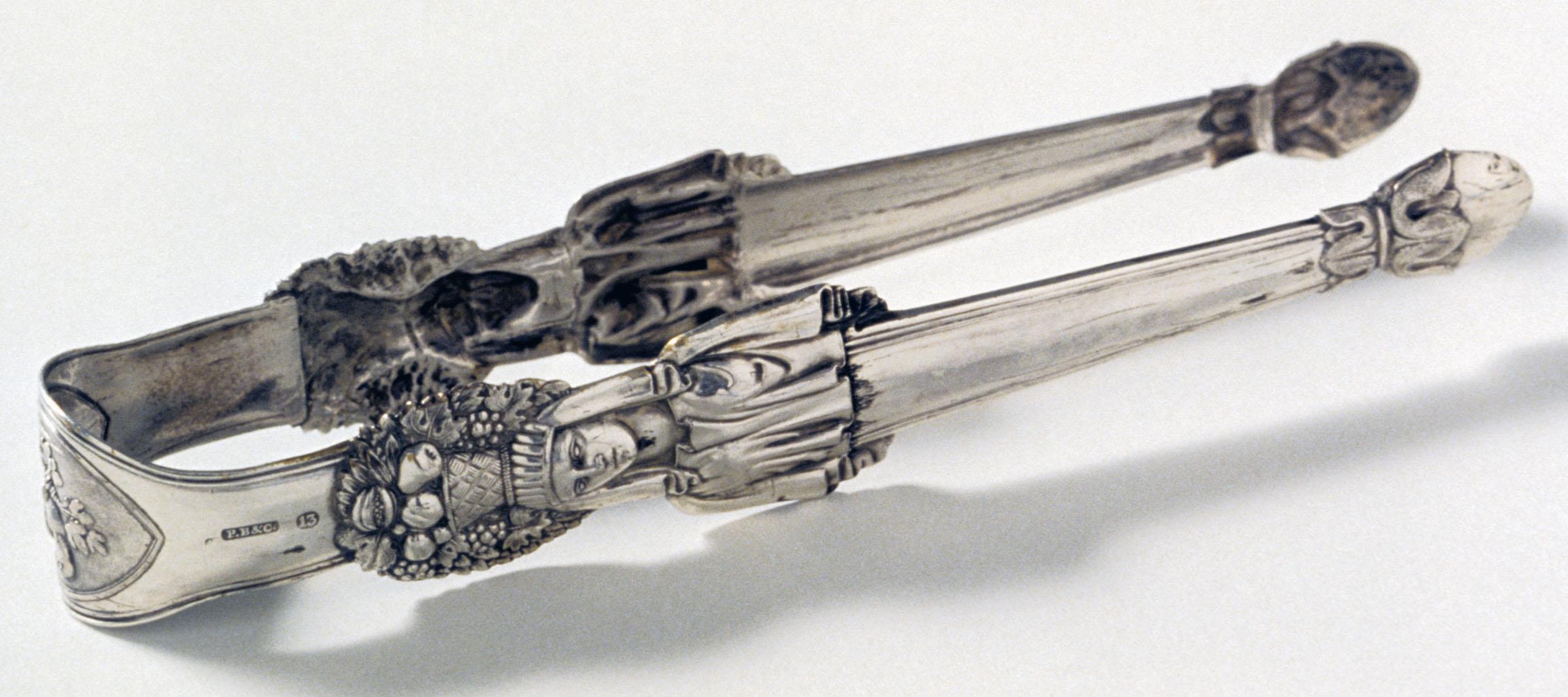 1981.0051 Sugar Tongs, view 1