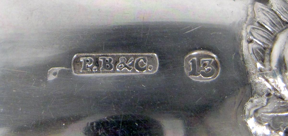 1981.0051 Silver Tongs mark