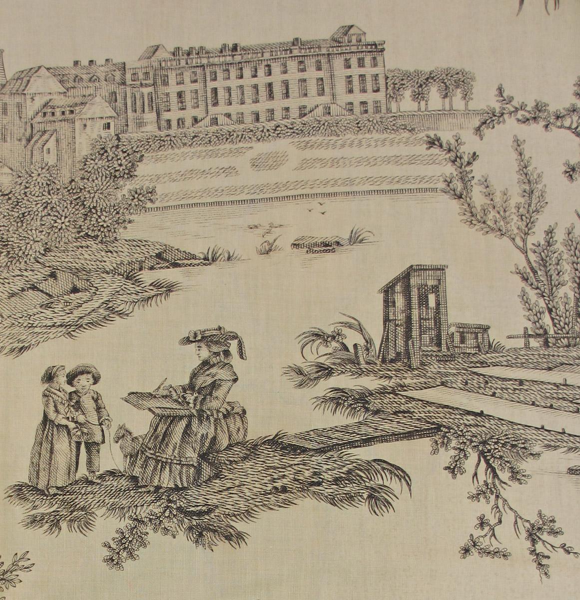 1981.0052 textile, printed detail 9
