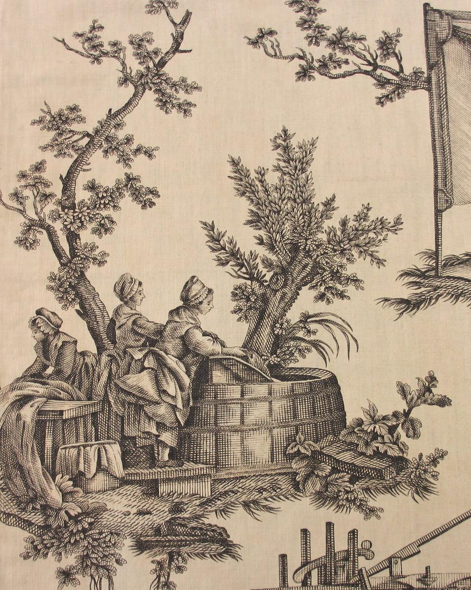 1981.0052 textile, printed detail 8