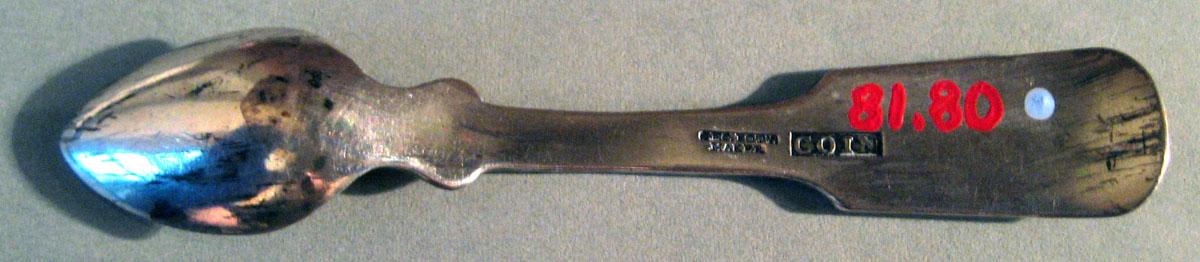 1981.0080 Silver Spoon underside
