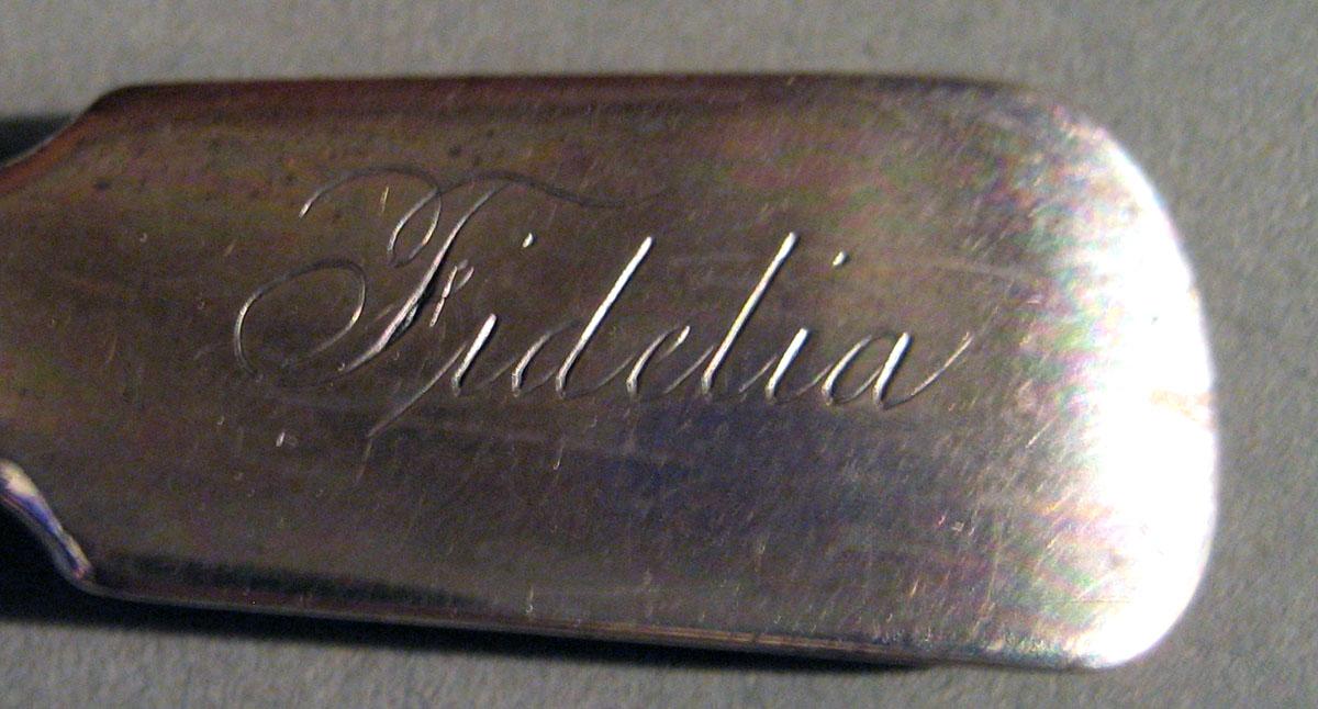 1981.0080 Silver Spoon engraving