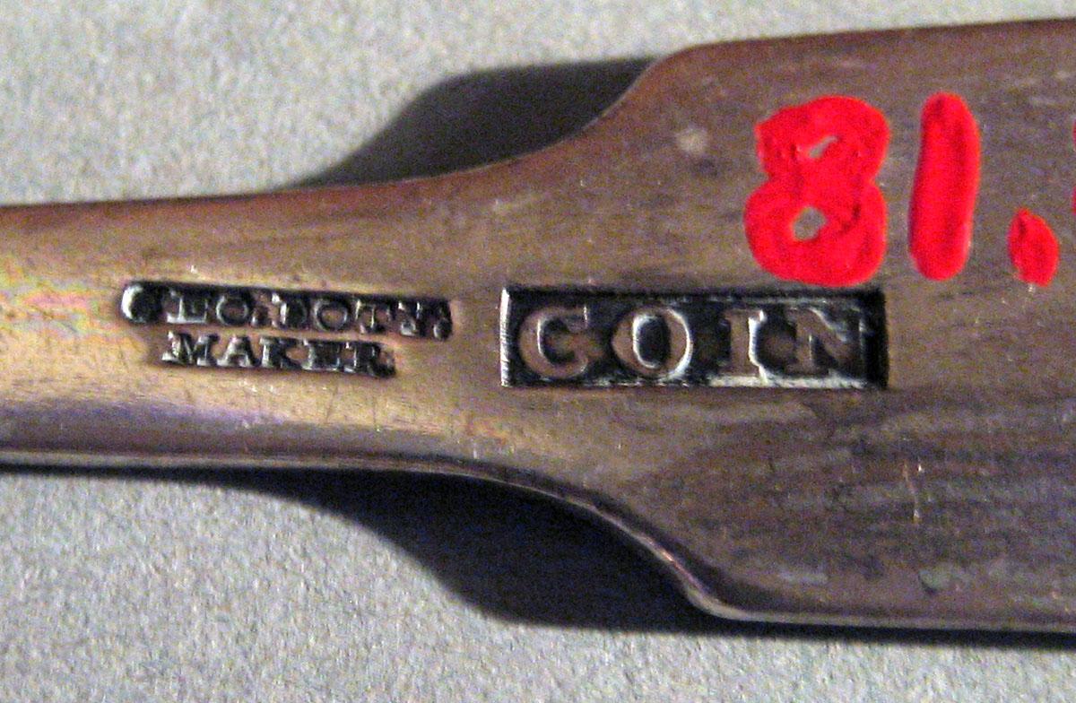 1981.0080 Silver Spoon mark