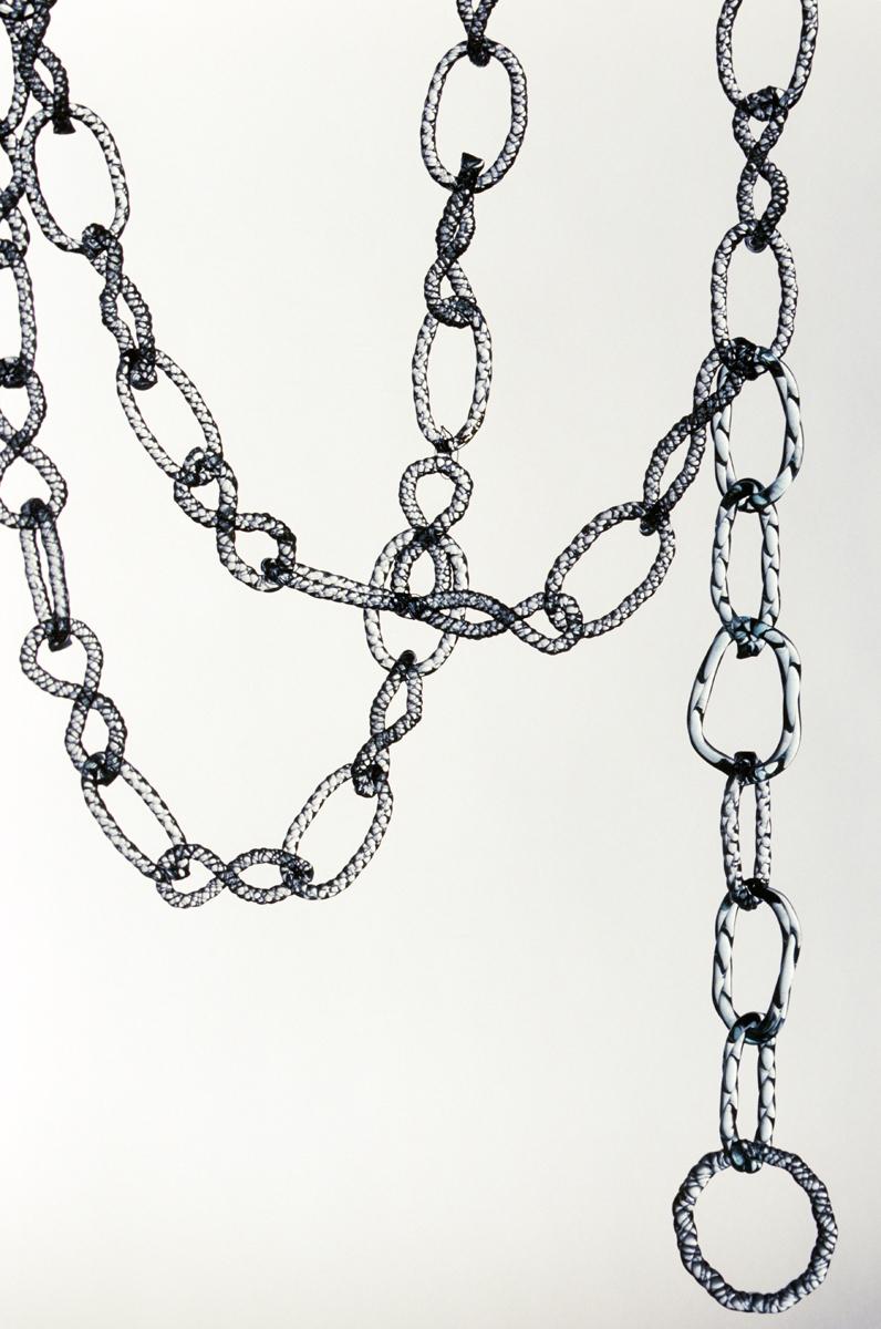 1981.0085.001- .003 Glass chains