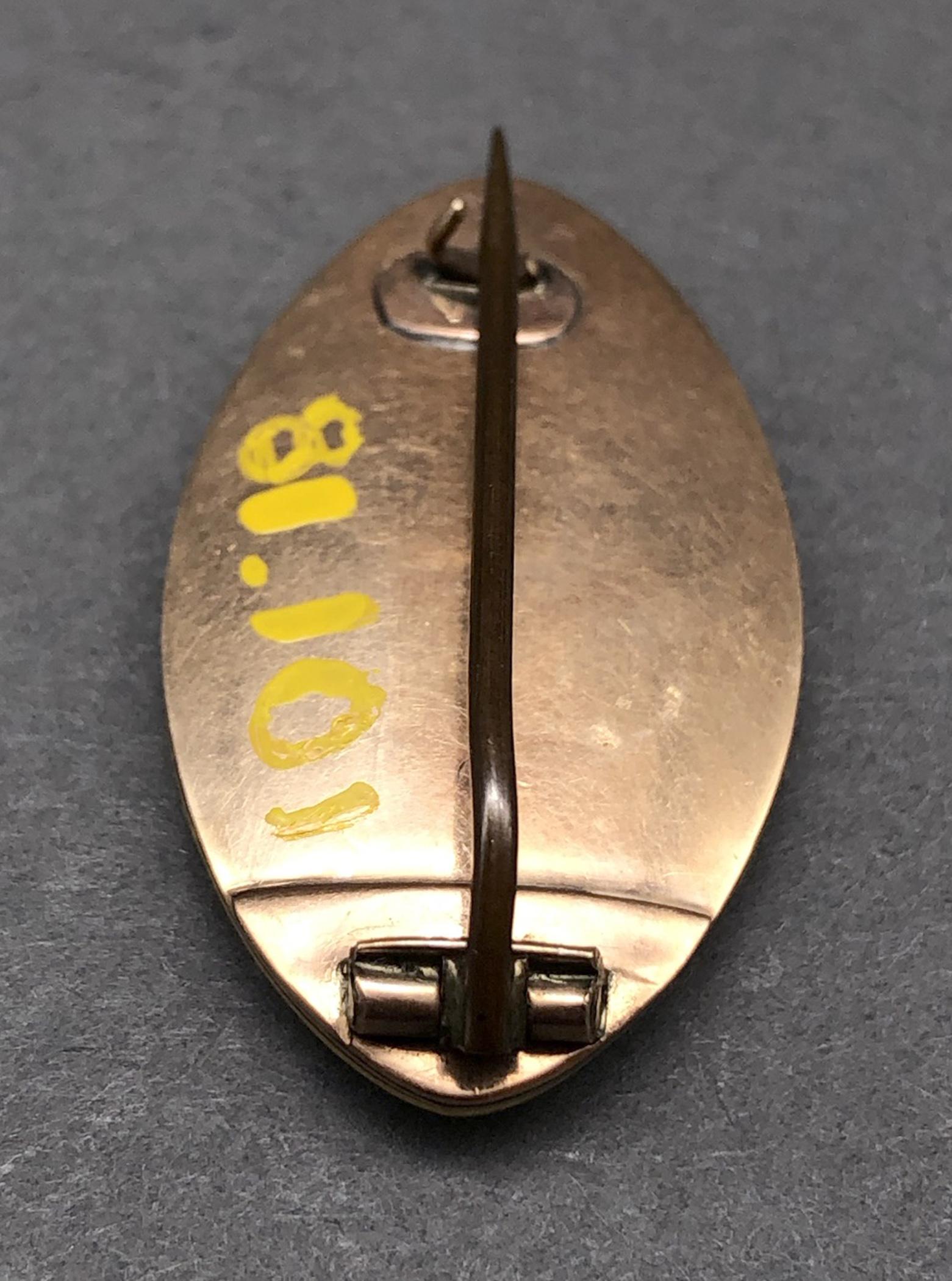 1981.0101 Brooch, Mourning brooch or pin, view6 Reverse