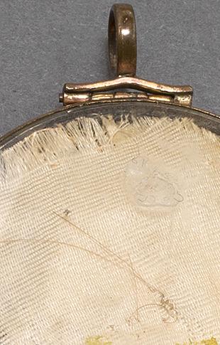 1981.0133 Locket, Verso Detail