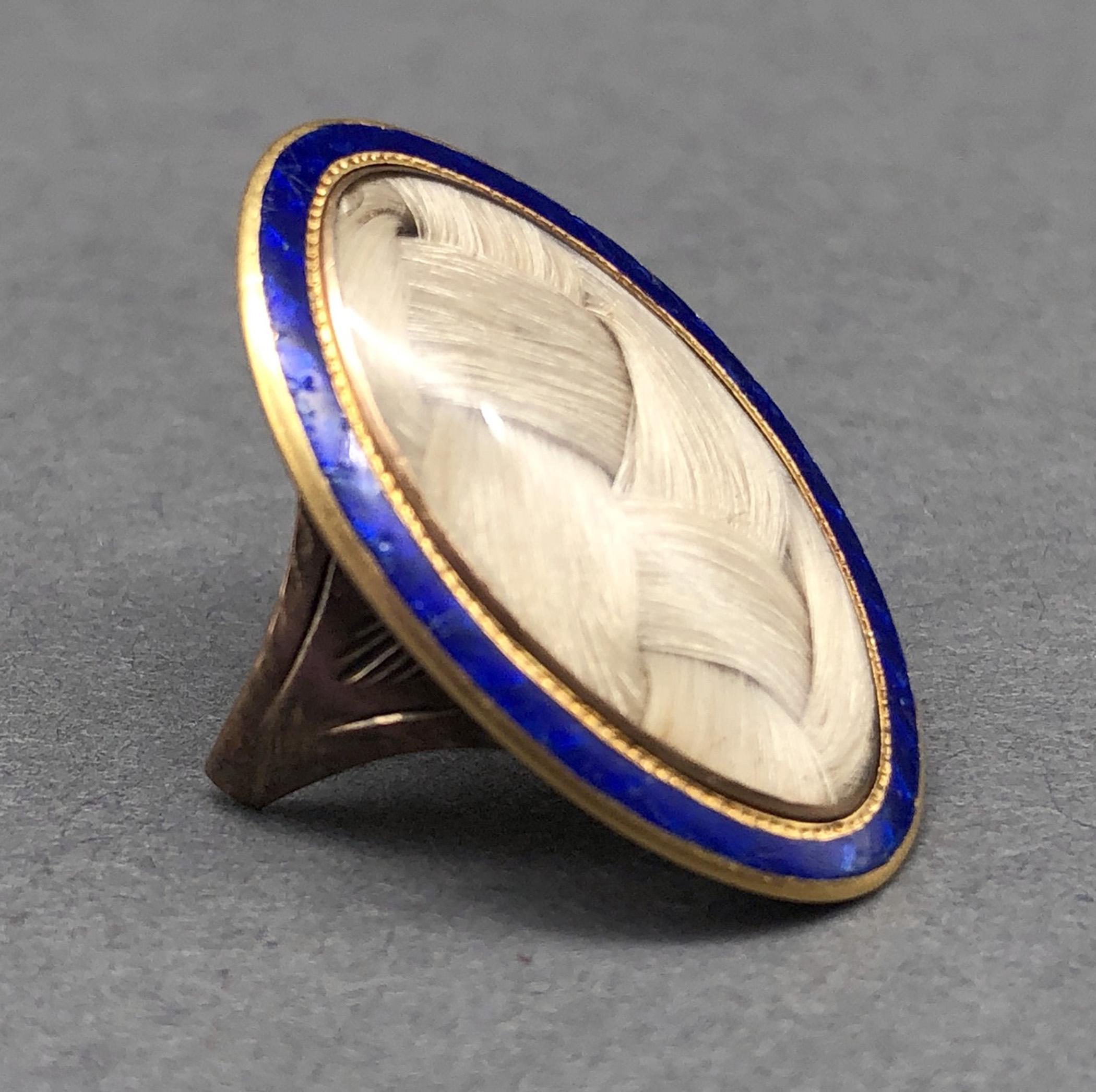 1981.0139 Ring (finger), Mourning ring, view2