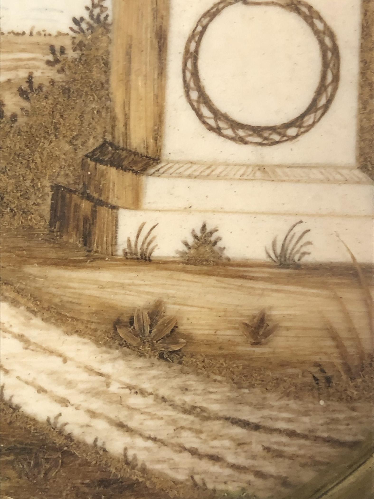 1981.0145 A Hairwork picture detail