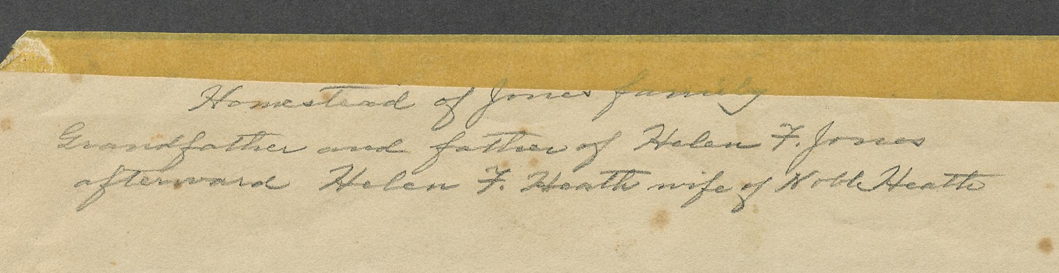1981.0159 Drawing, detail 1, reverse