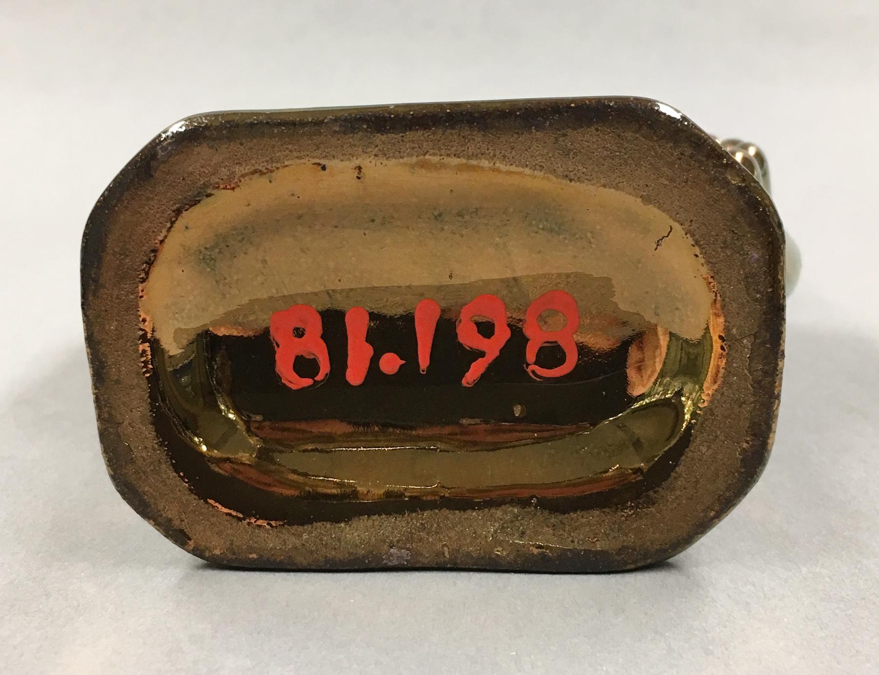 1981.0198 Lusterware Vase, underside