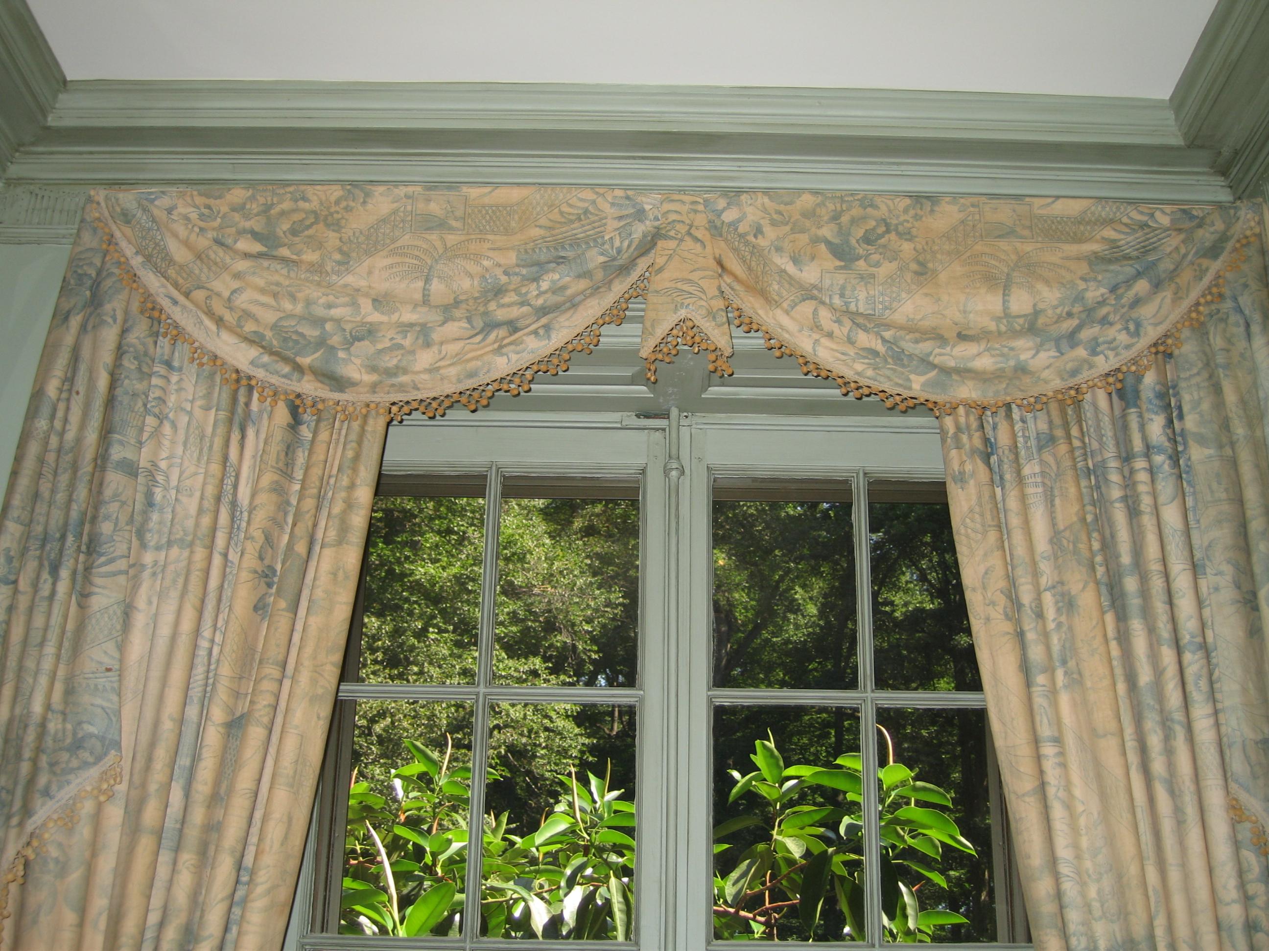 Eagle Hall window valance