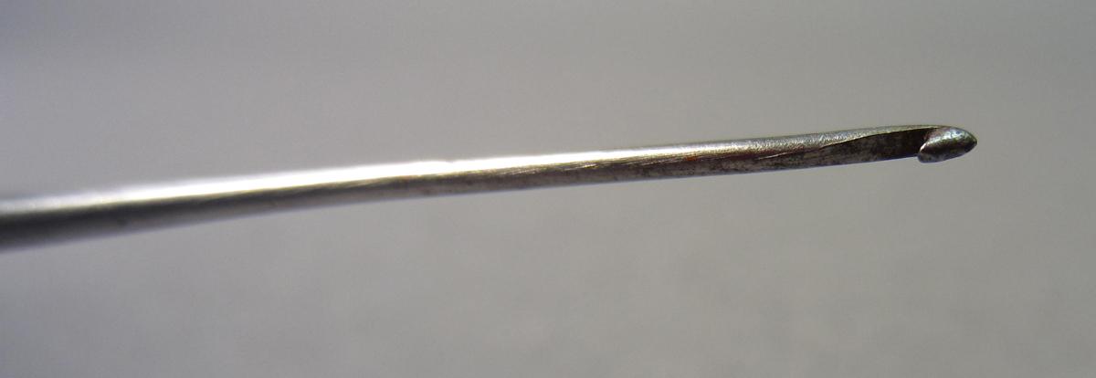 1981.0224 Crochet or tambour hook, Hook
