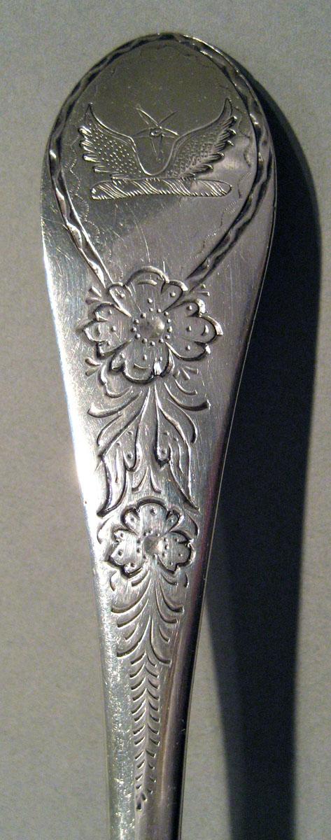1981.0233 Silver Spoon decoration upper surface