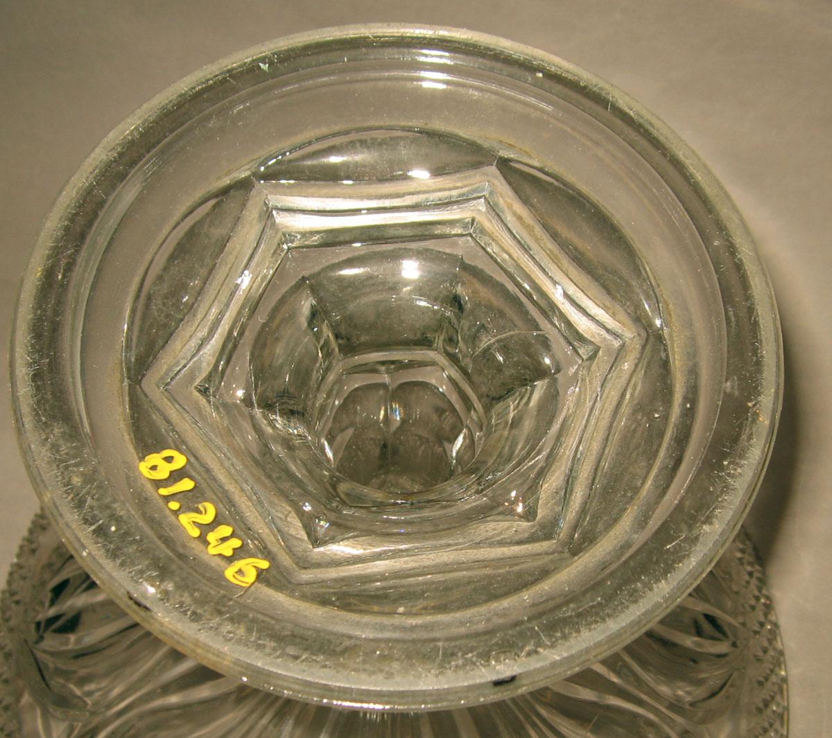 1981.0246 Pressed glass compote (underside)