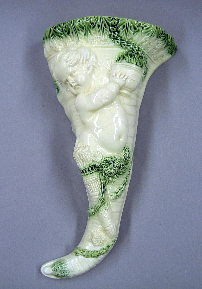 1981.0260 Pearlware wall pocket