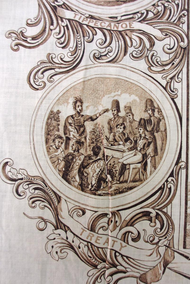 1981.0283 textile, printed detail