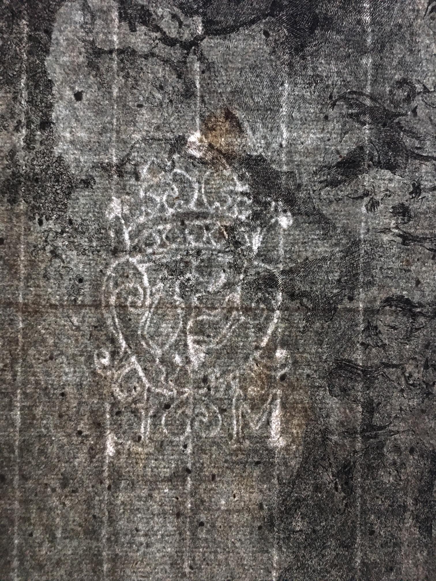 1982.0032 Print, watermark, detail