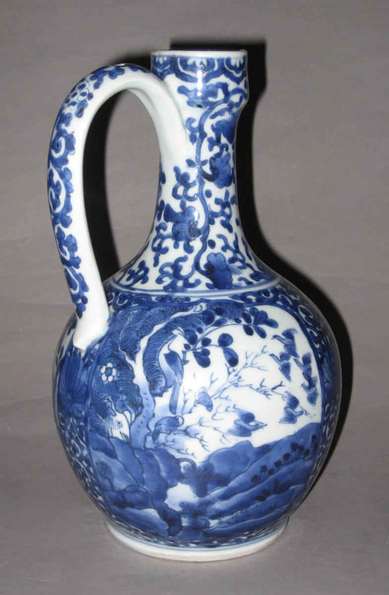 1982.0052 Chinese Porcelain ewer or jug (side 3)