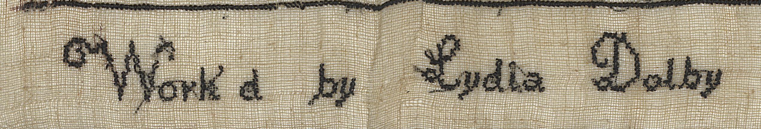 1982.0054 Sampler, Detail 3