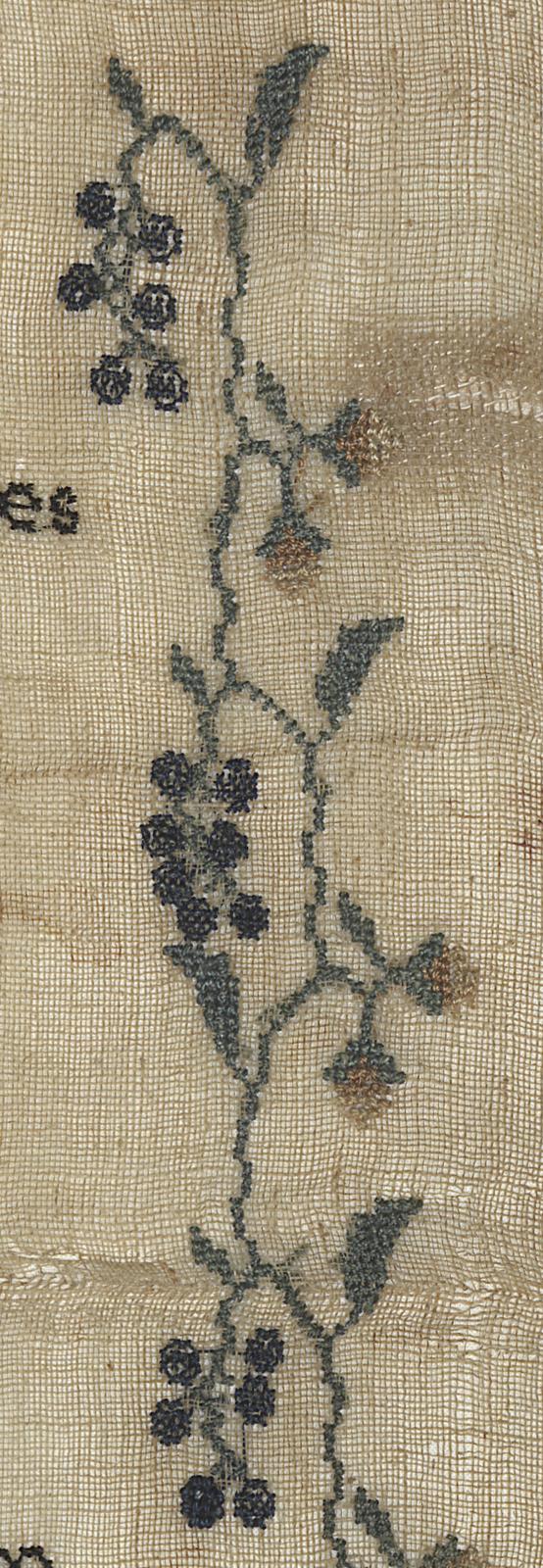 1982.0054 Sampler, Detail 4