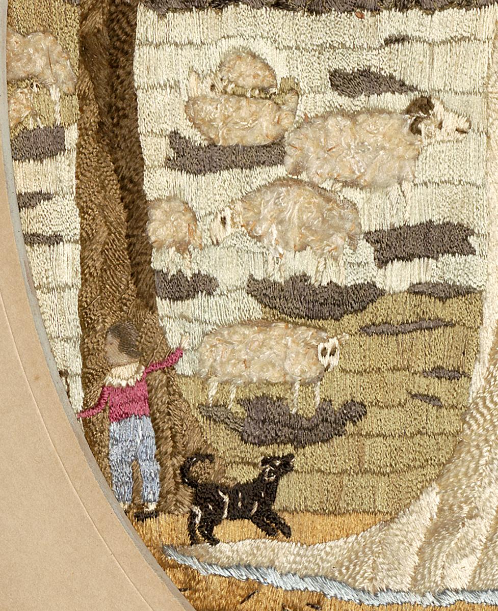 1982.0056 A Needlework Picture, Detail 2