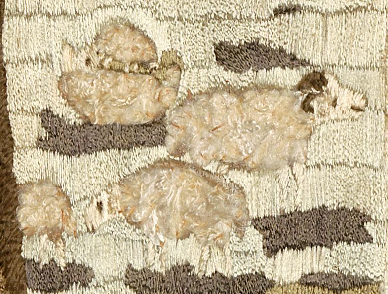 1982.0056 A Needlework Picture, Detail 5