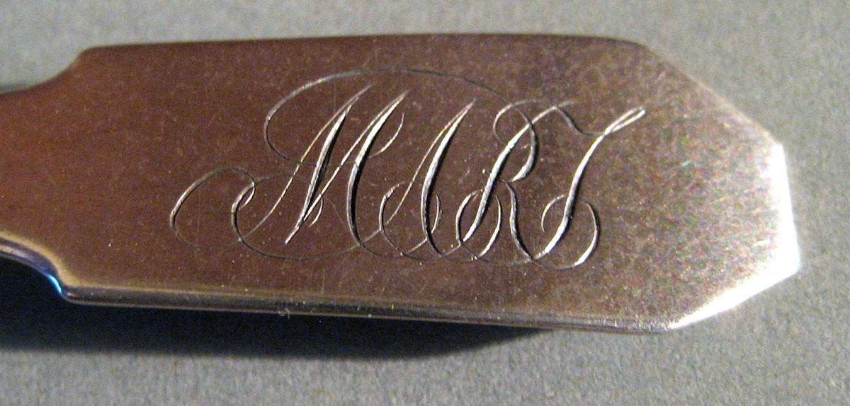 1982.0065 Silver Spoon engraving