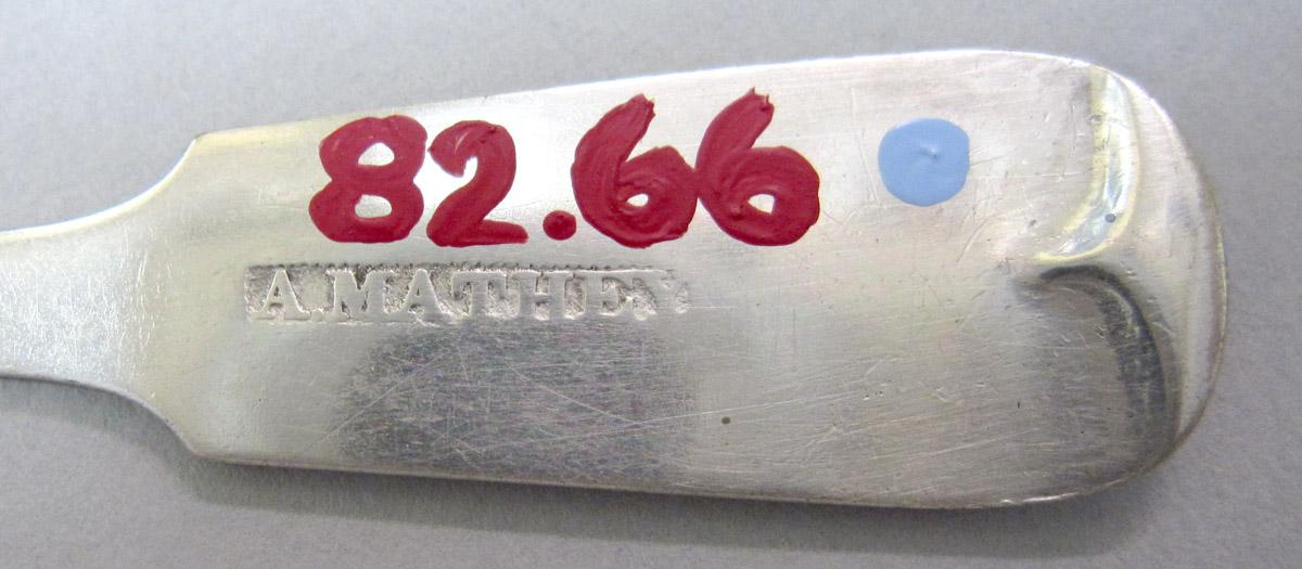 1982.0066 Silver Spoon mark