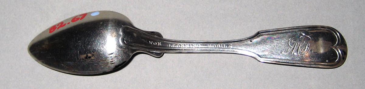 1982.0067 Silver Spoon underside