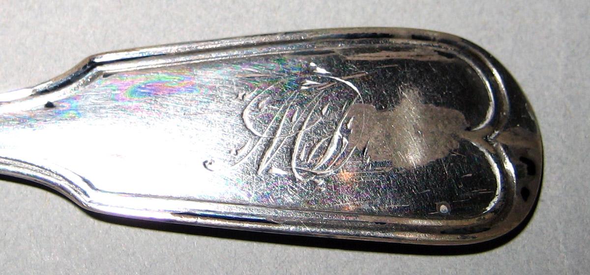 1982.0067 Silver Spoon engraving