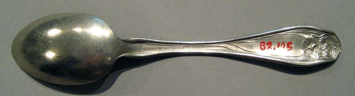 1982.0105 Silver Spoon underside