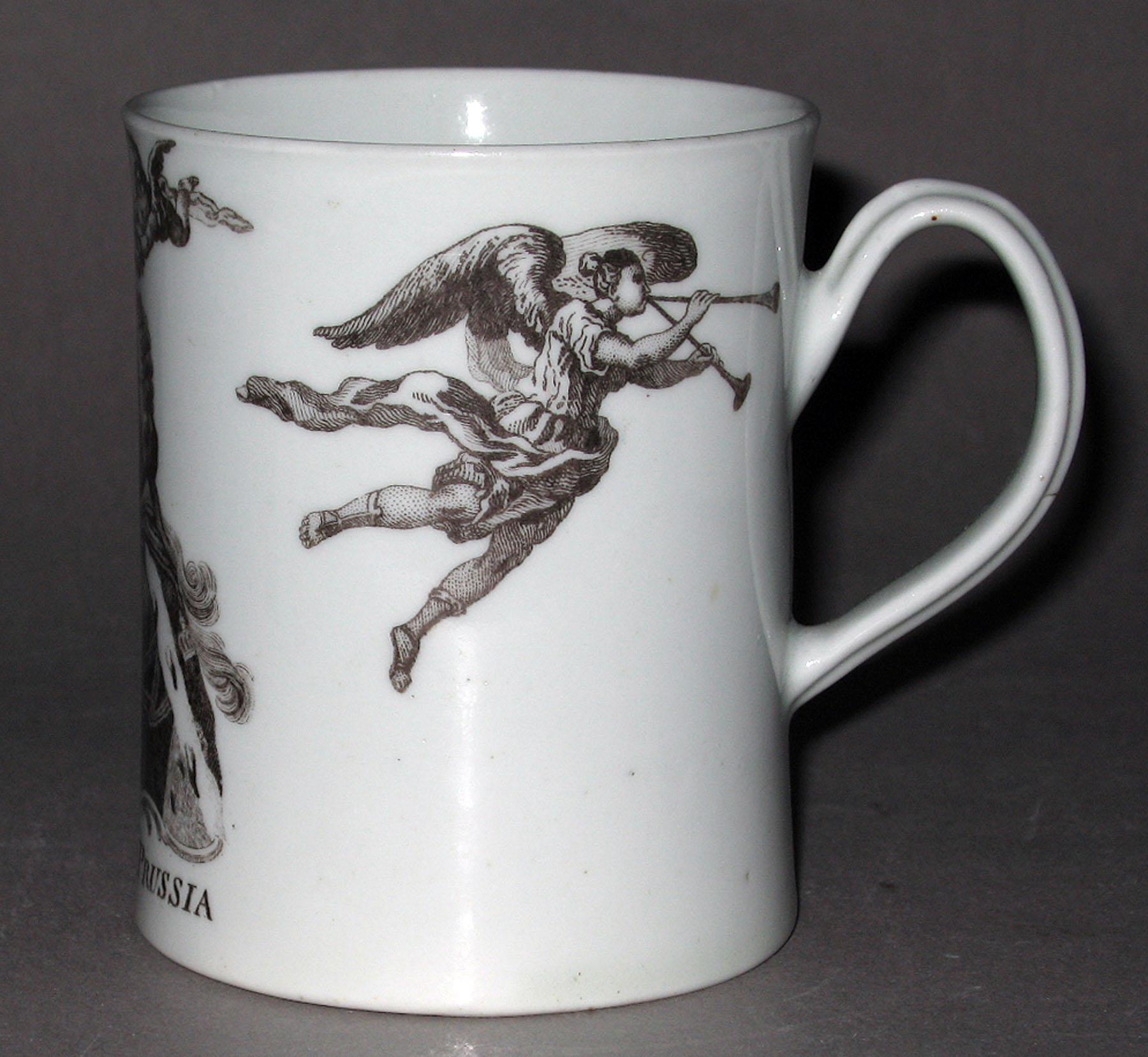 1982.0135 Soft-paste porcelain mug (side 1)