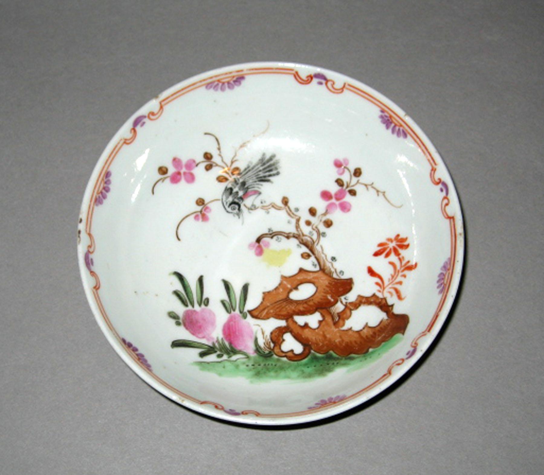 1982.0142 B Soft-paste porcelain saucer