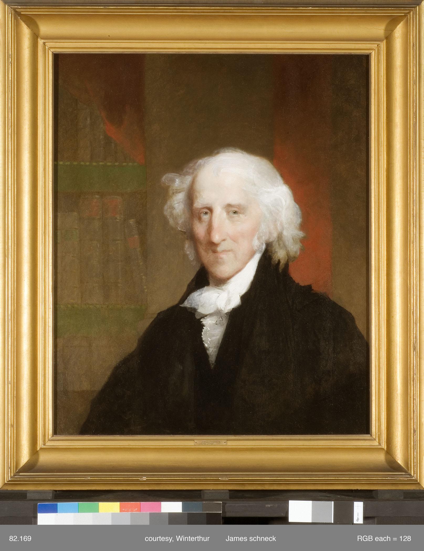 1982.0169 A, B Painting and Frame